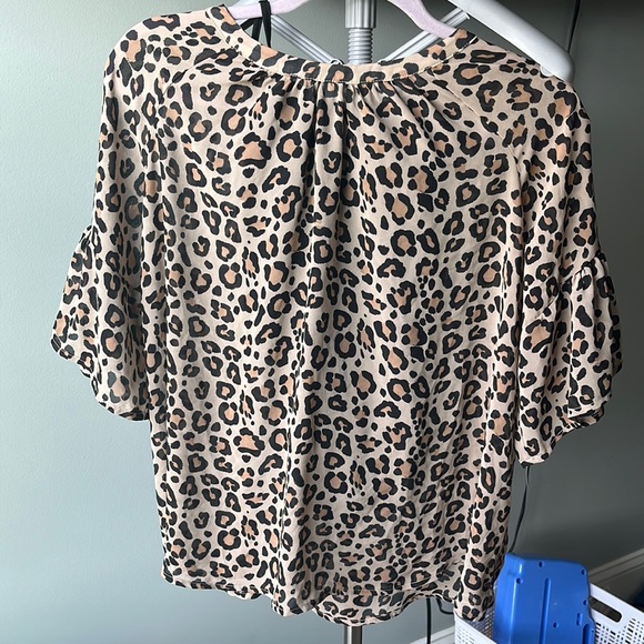 Cheetah blouse from target - Picture 1 of 3